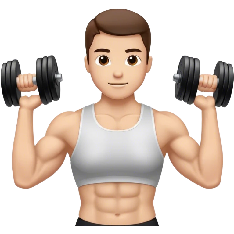 anterior deltoid dumbbell raise emoji