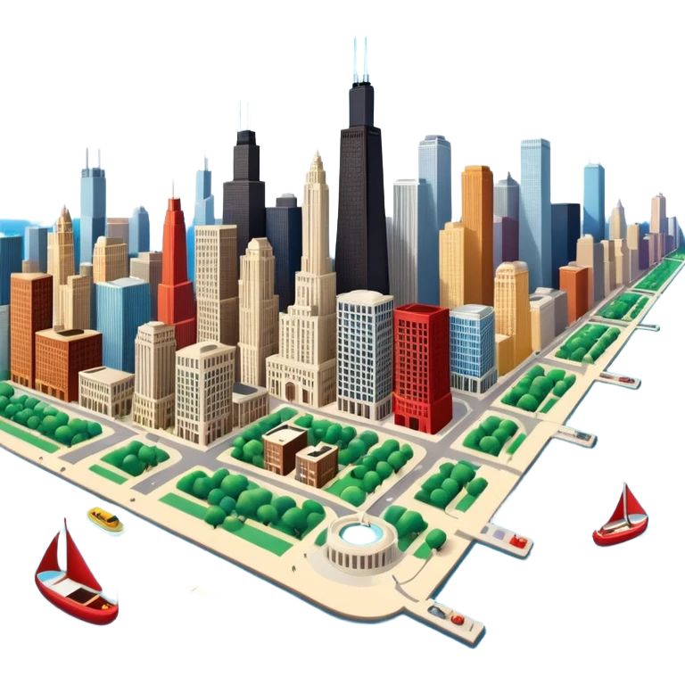 chicago map emoji