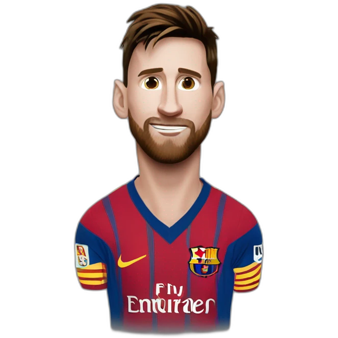 Leo Messi siendo cargado por cr7 emoji