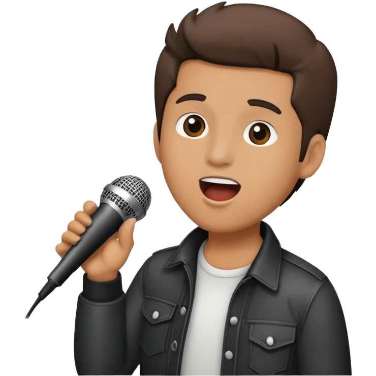 Happy Rock Pop Music Singer emoji