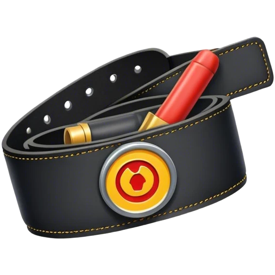belt with Dynamite emoji