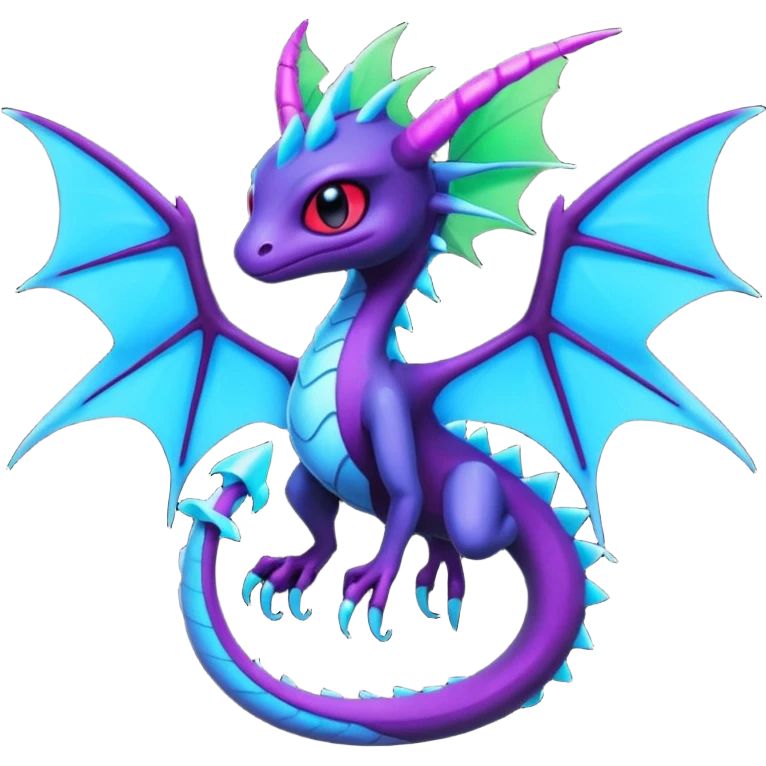 Punk’ish Edgy Badass Dark Gothic Flygon-Aurorus-Amaura-Hybrid-Creature emoji