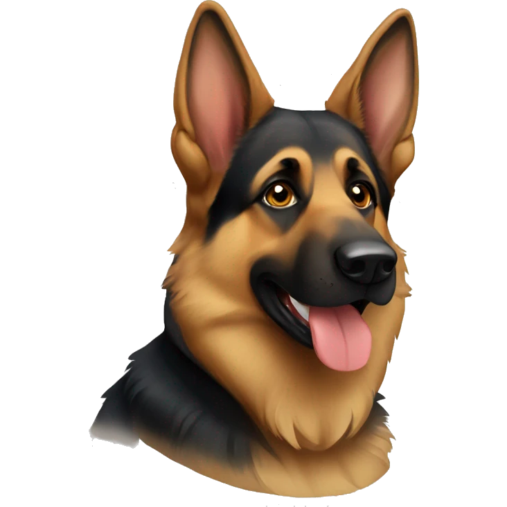 German shepherd  emoji