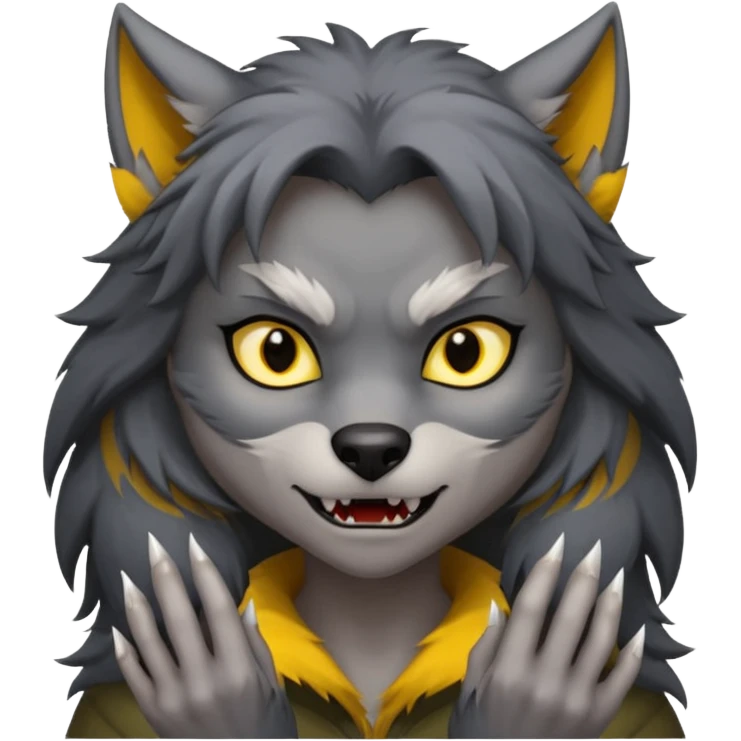 girl werewolf emoji