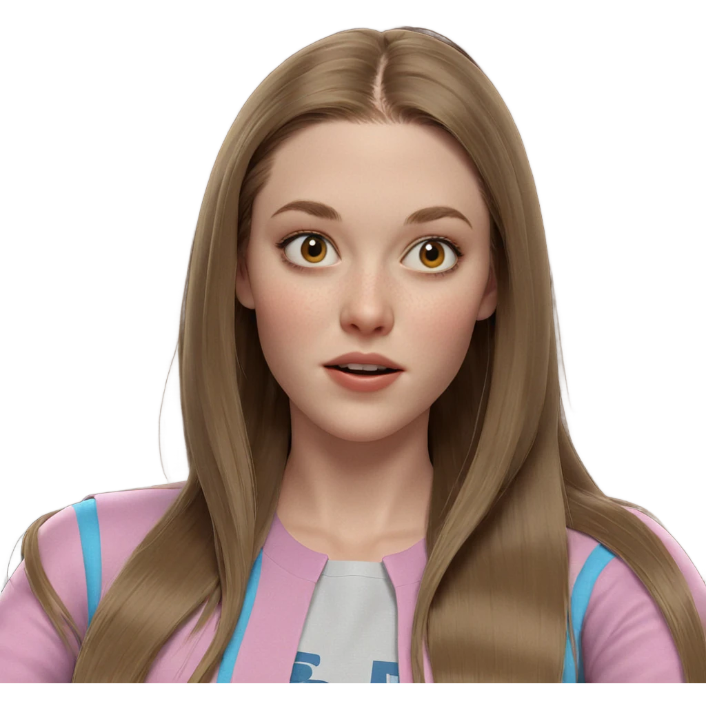 realistic girl with long hair emoji