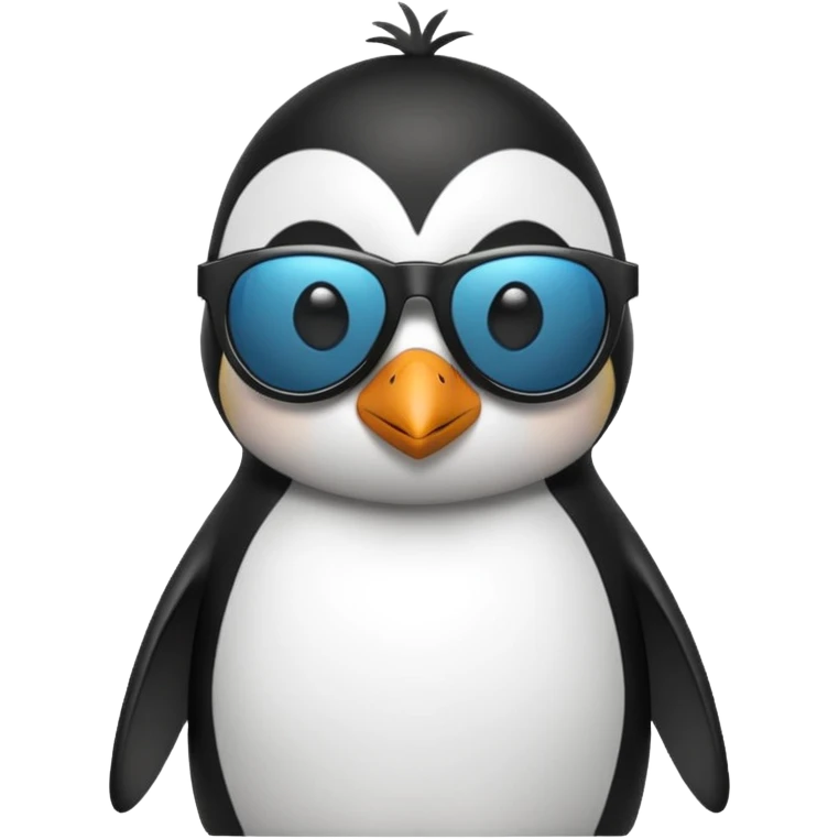 penguin with sunglasses emoji