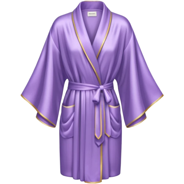 Light purple silk robe emoji