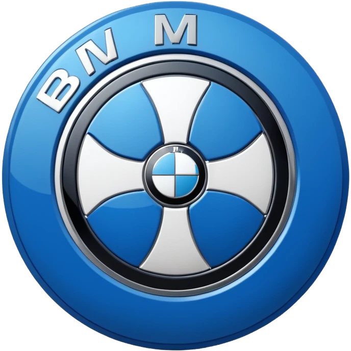 Bmw symbol real without double layer  emoji