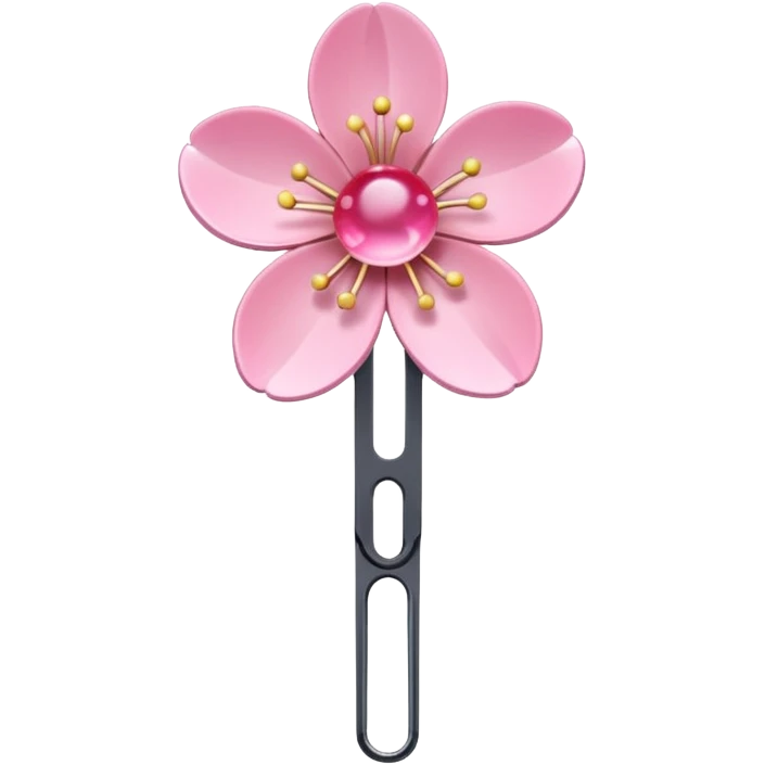 Cherry Blossom Hairpin – Pink flower-shaped pin.


 emoji