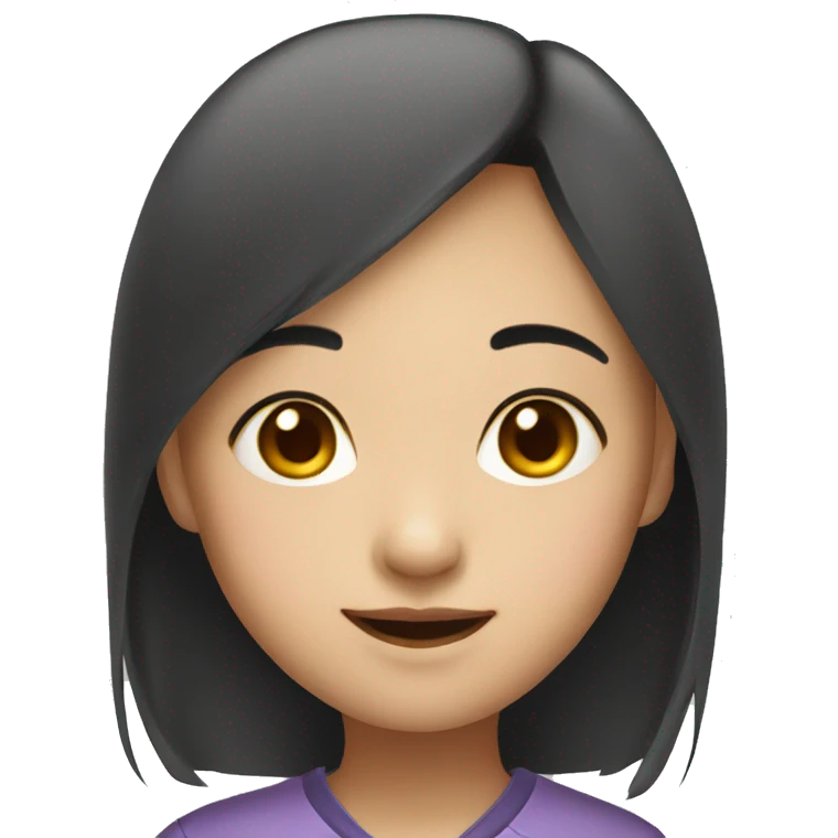 cute asian girl  emoji