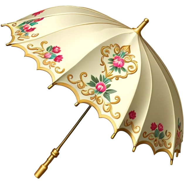 Fancy deluxe parasol emoji