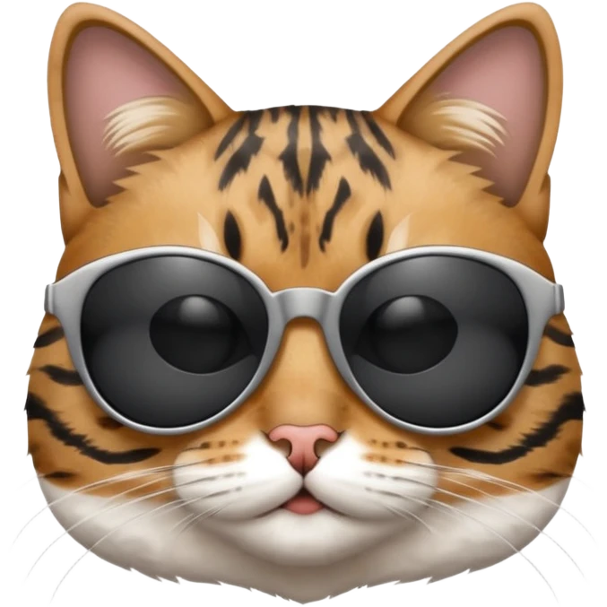 Cat wearing sunglasses emoji