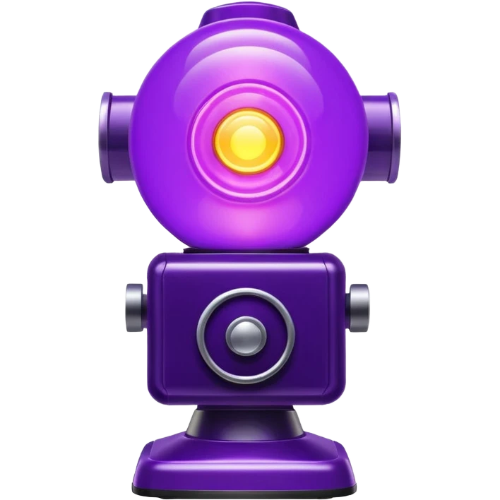 purple police siren emoji