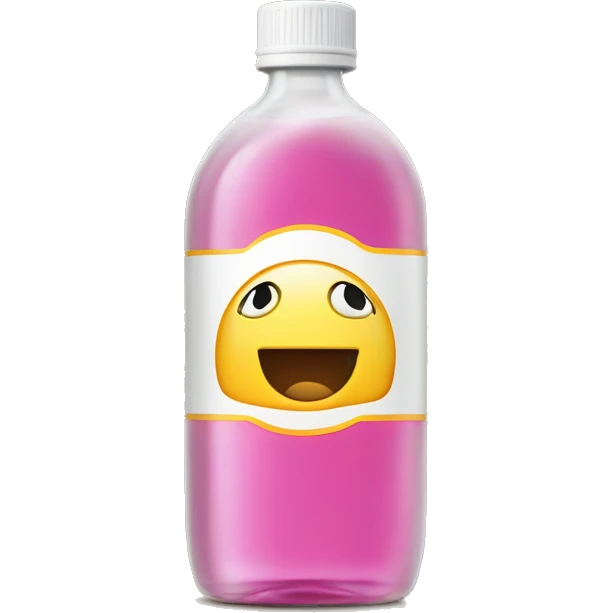 Bottle of baby oil that’s says “Bobby Oil” on the label  emoji