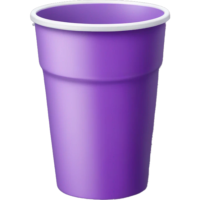I want a purple lean cup emoji