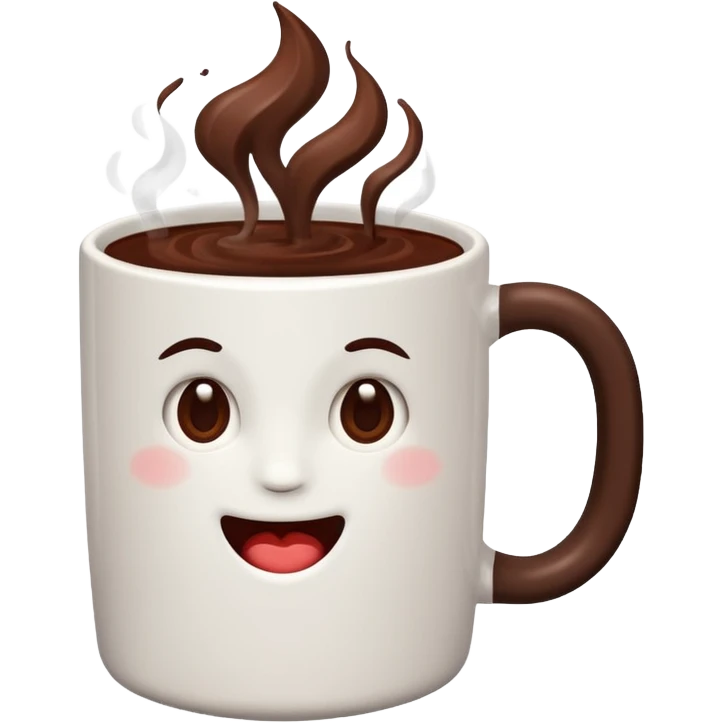 Hot chocolate emoji