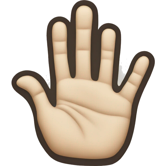 Saudi hand symbol emoji