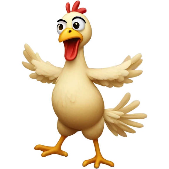 Dancing chicken emoji