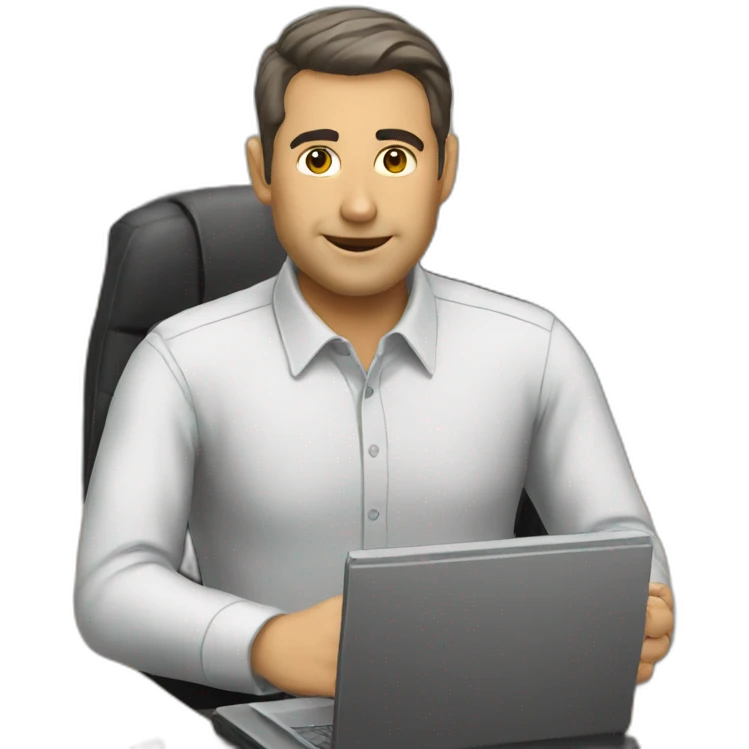man taking pc emoji