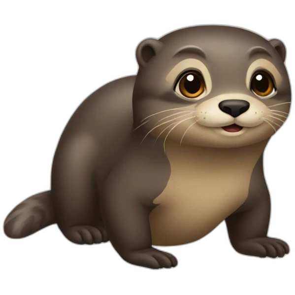 Castor et loutre emoji