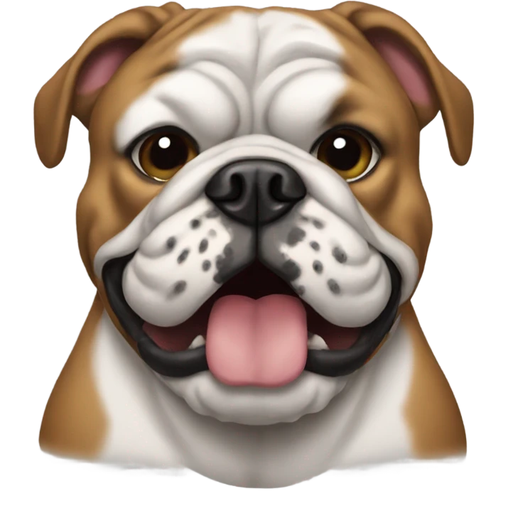 bulldog with beard emoji