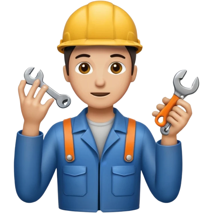 cycle repair with wrench emoji