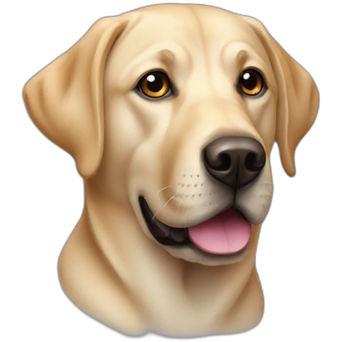 Labrador retrever emoji