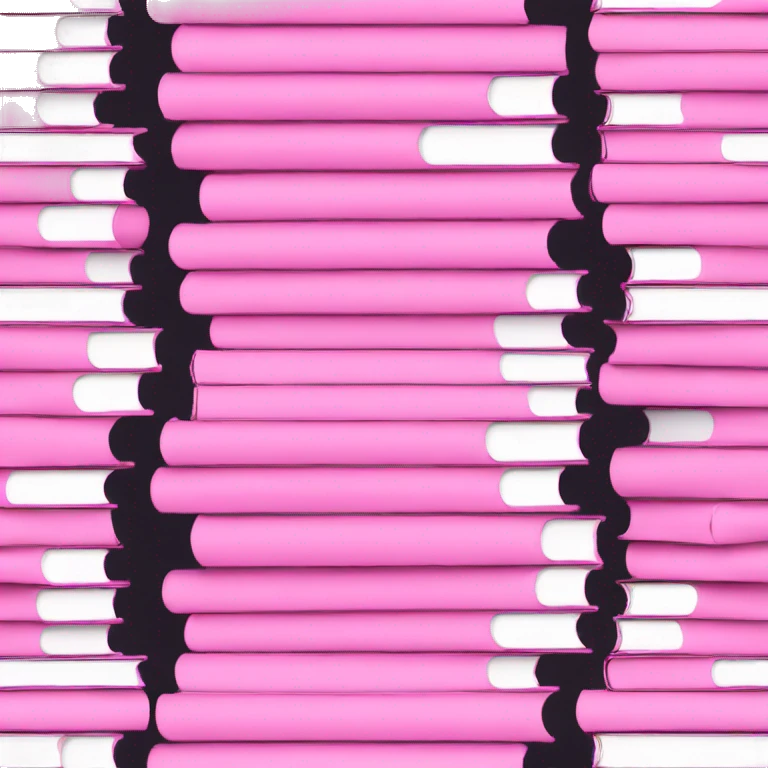 stack of baby pink books  emoji