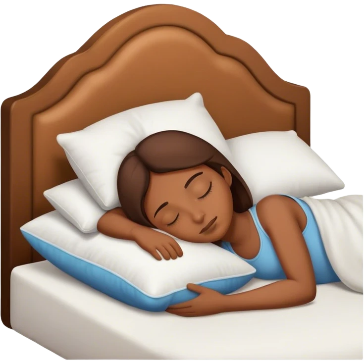 sleeping on a pillow emoji