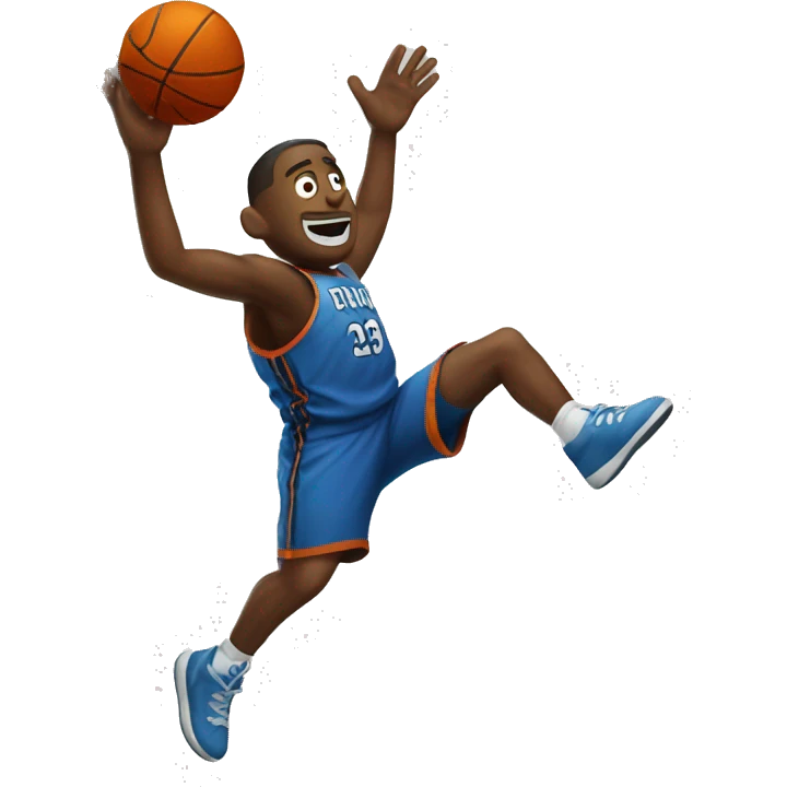 basketball player dunking  emoji