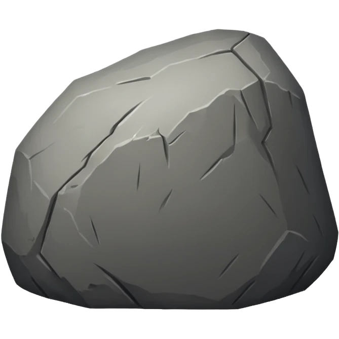 create a dnd style boulder.png using 48x48 pixels size emoji