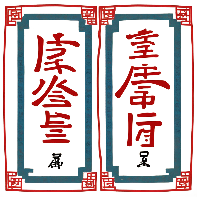 Spring Festival couplets  emoji
