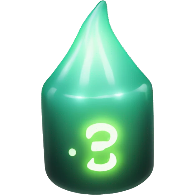 Glowing d4 emoji