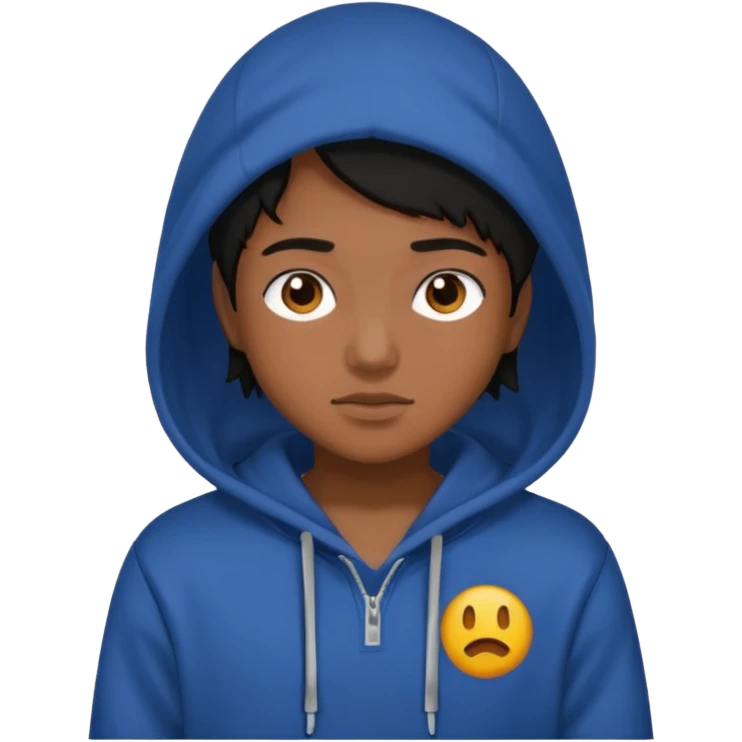 black brown hoy emoji