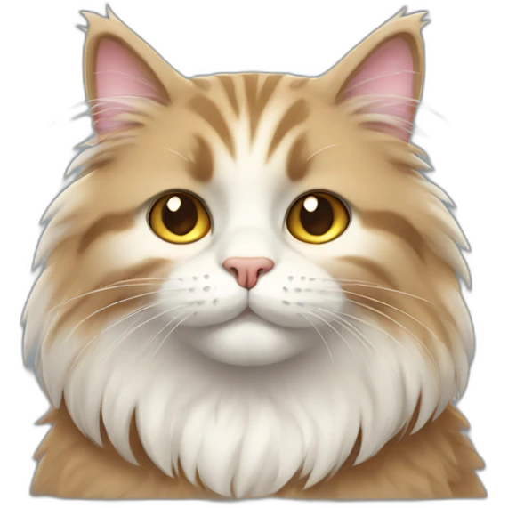 fluffy cat emoji