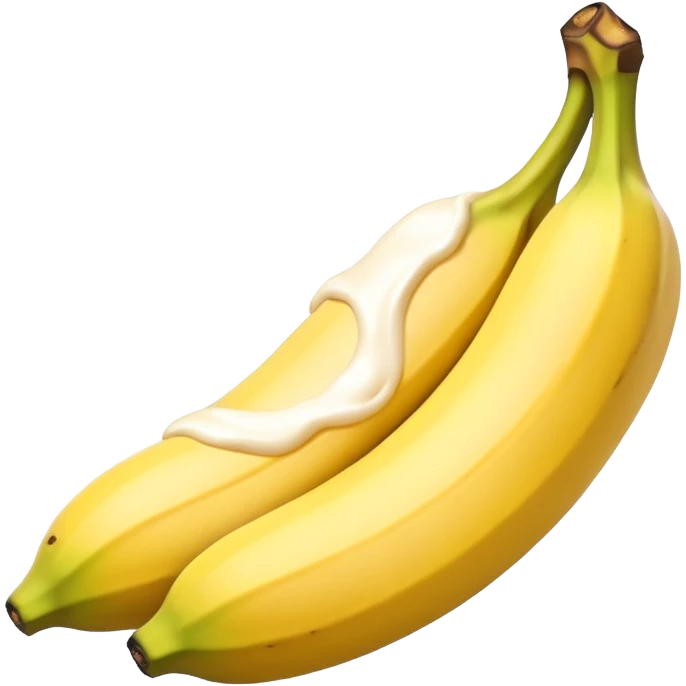 Banana dripping cream emoji