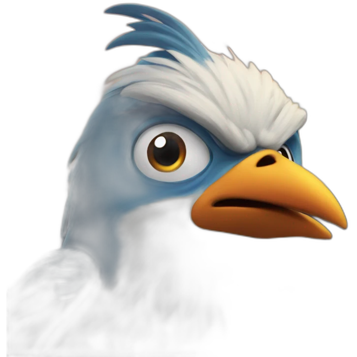 angry bird emoji