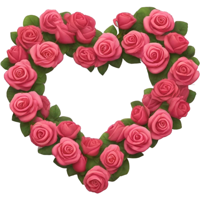 Heart with roses  emoji