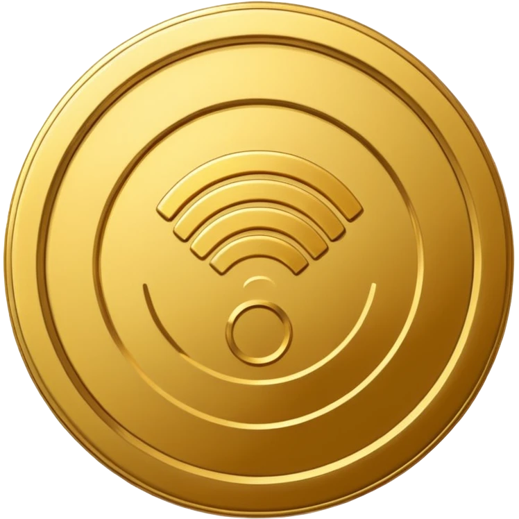 wifi money coin  emoji