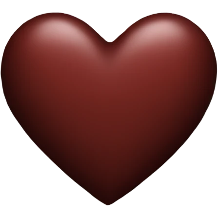 dark red heart emoji