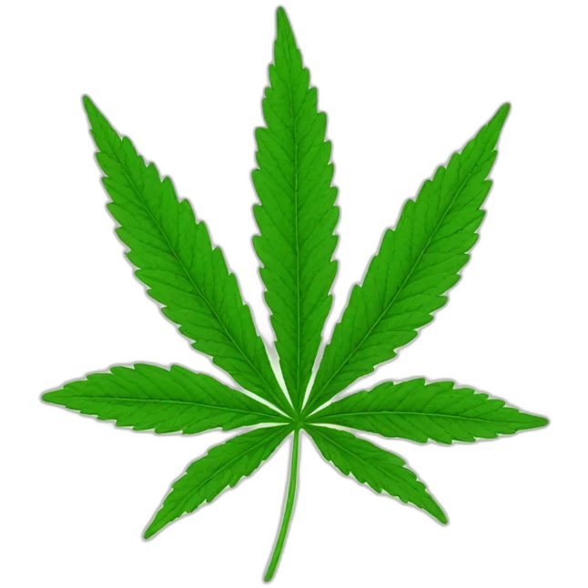 Cannabis leaf emoji
