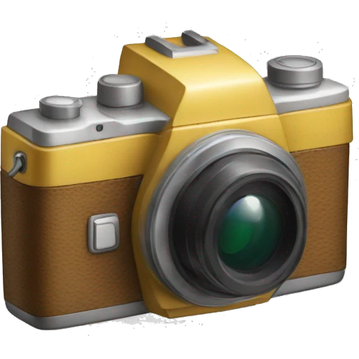 Camara tirando una foto emoji