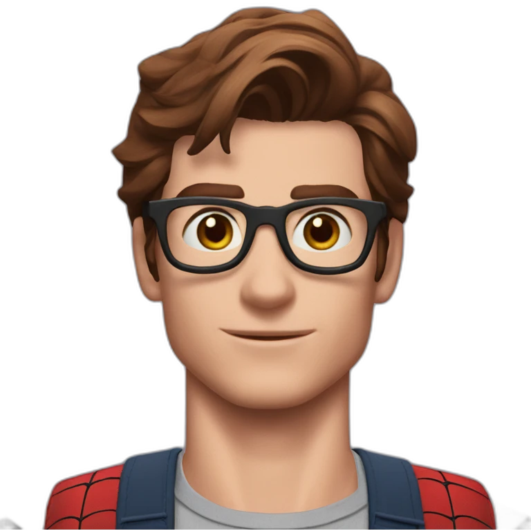 Peter Parker spider men emoji