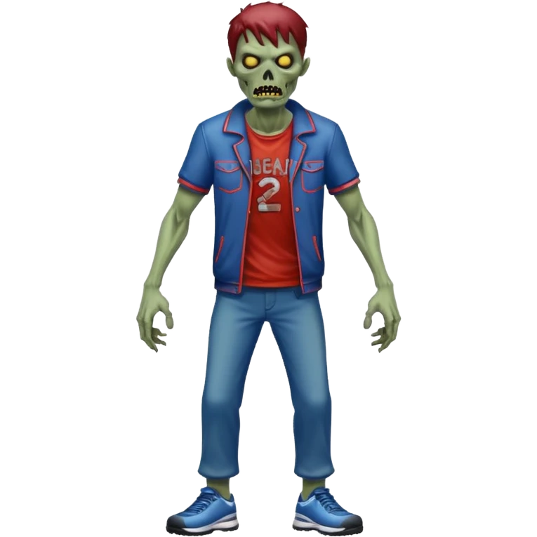 sportmen zombie full body emoji
