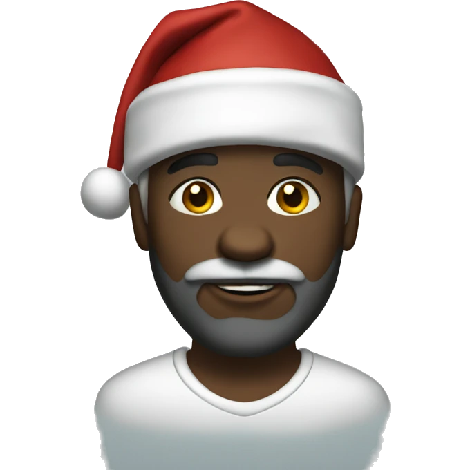 Black Santa emoji