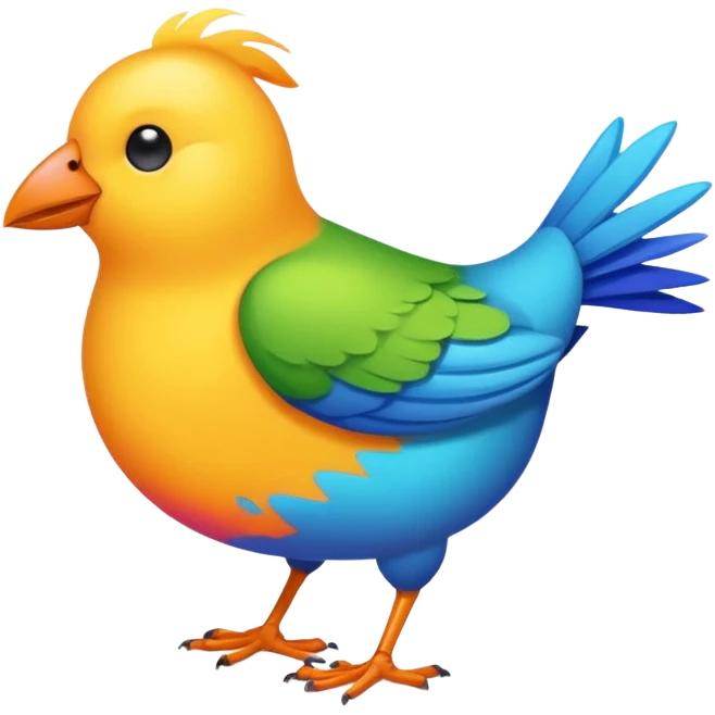 Oiseau qui fais caca sur les gens  emoji