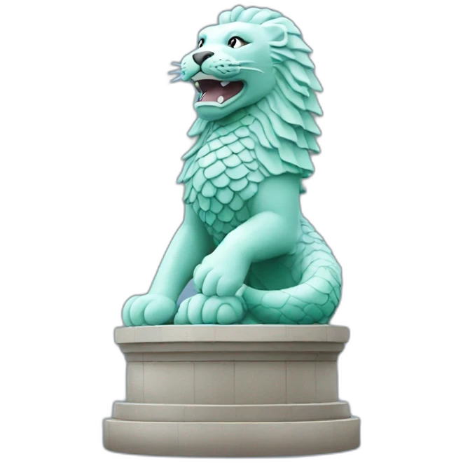 Merlion statue emoji