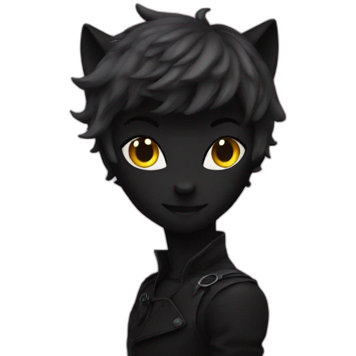Chat noir miraculous emoji