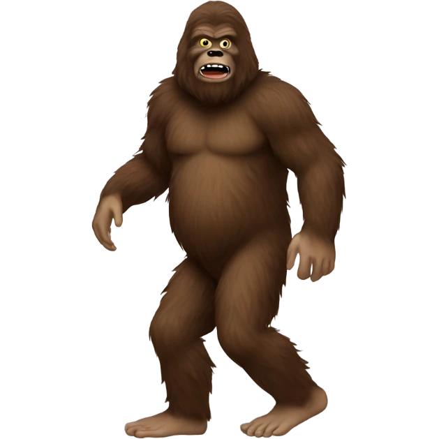 Bigfoot emoji