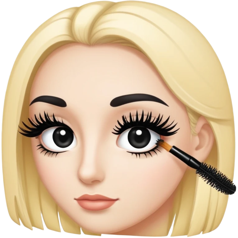 Cute mascara emoji